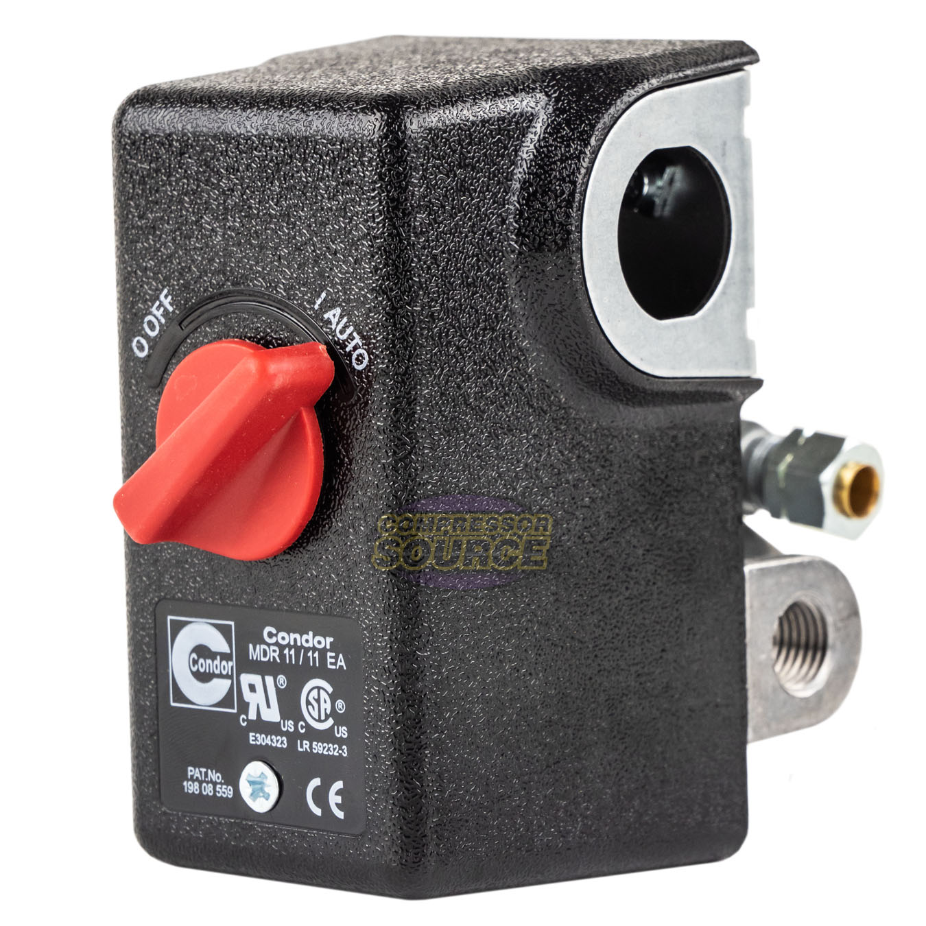 Condor 11KC2E Pressure Switch Control Valve 140175PSI 4 Port 1/4" FNPT